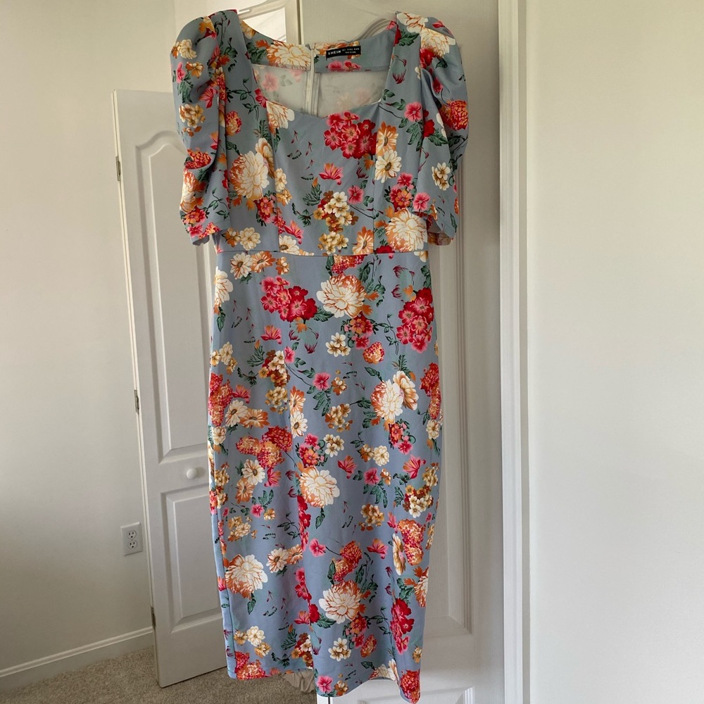 Midi summer pencil occasion dress